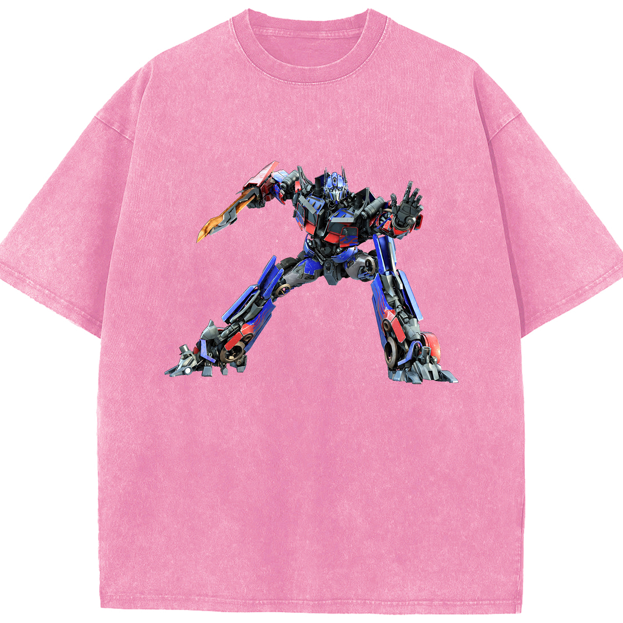 （画像用） Transformers トランスフォーマー 綿100% ヴィンテージ風 半袖Tシャツ（フロントプリント）